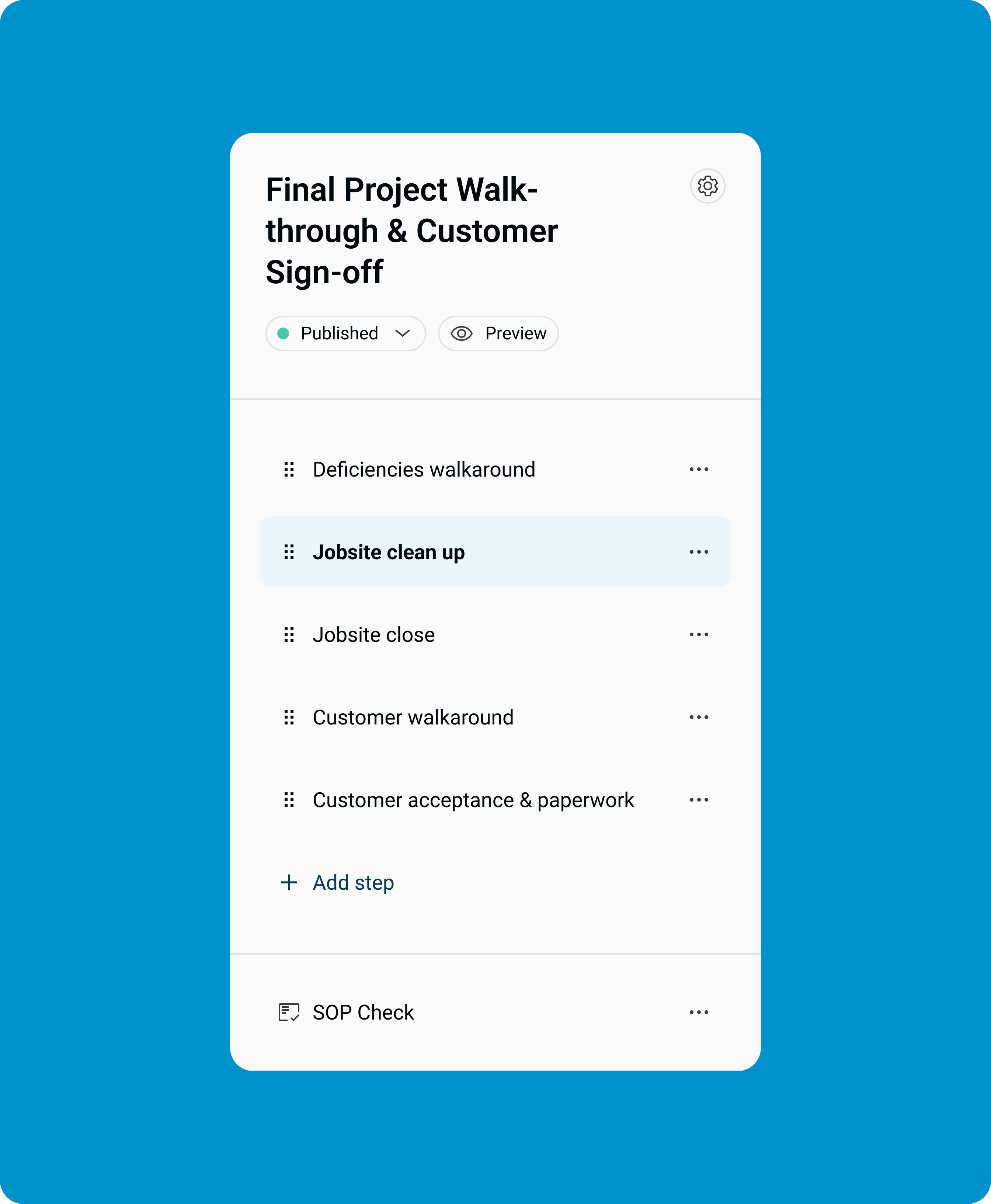 BTA Standard Operating Procedures