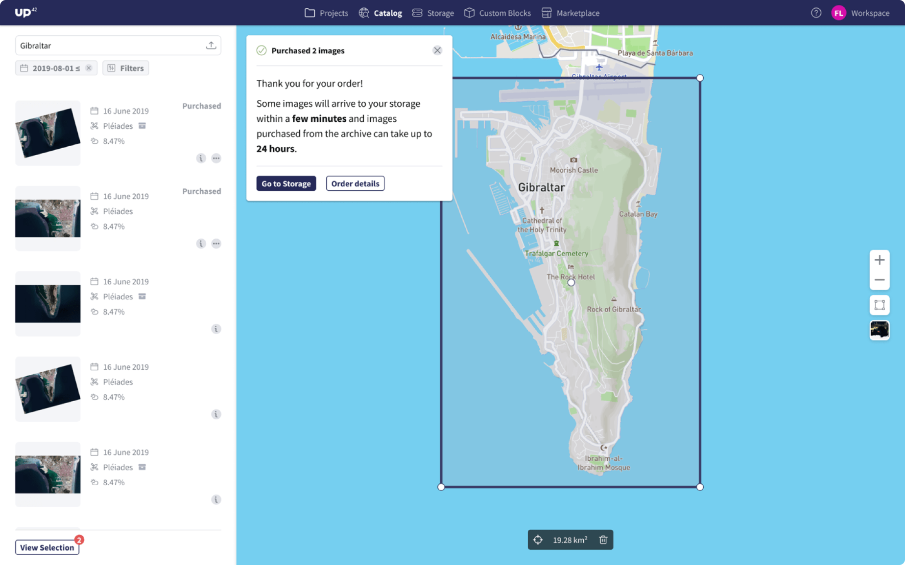 Checkout confirmation