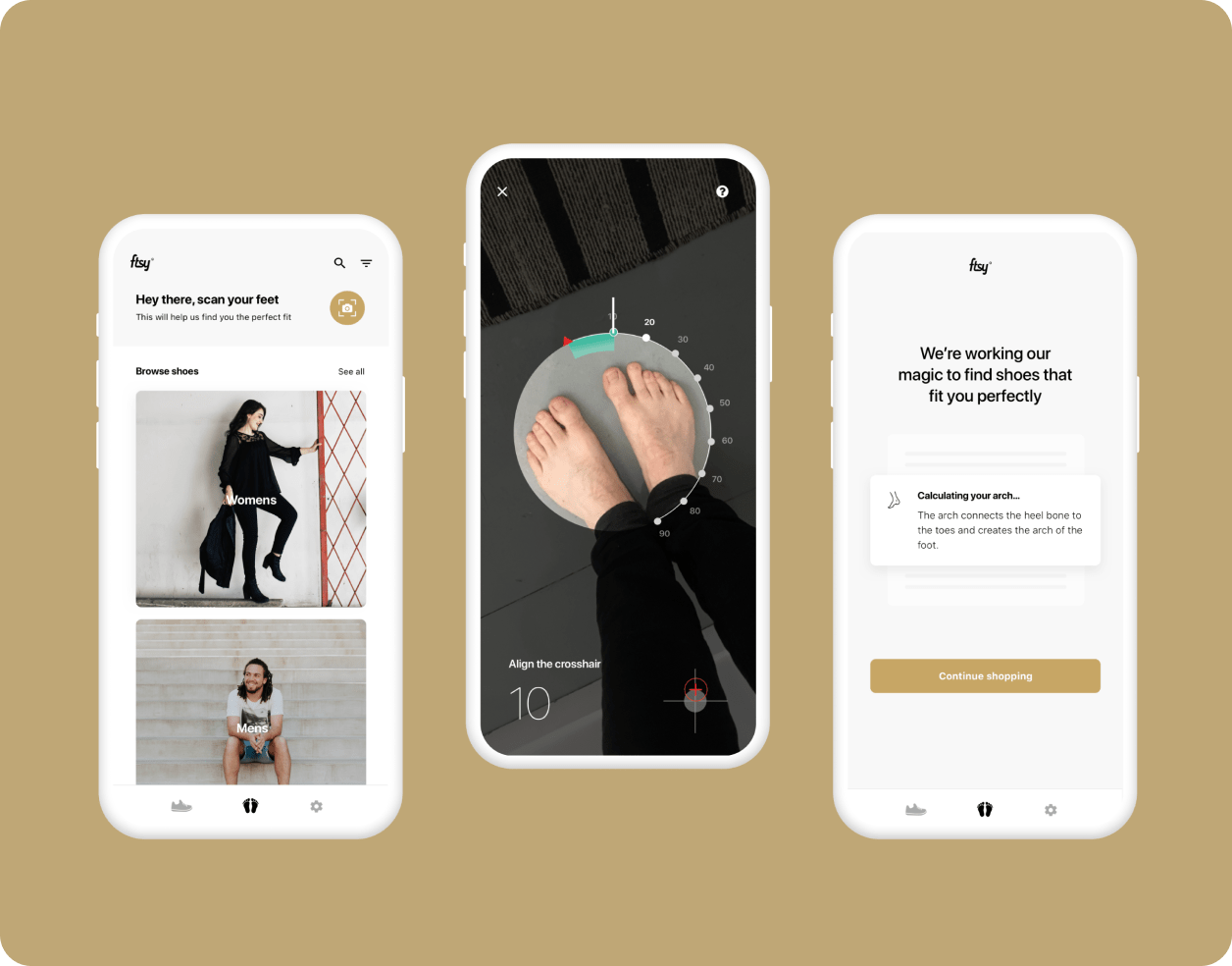 AI shoe shopping app