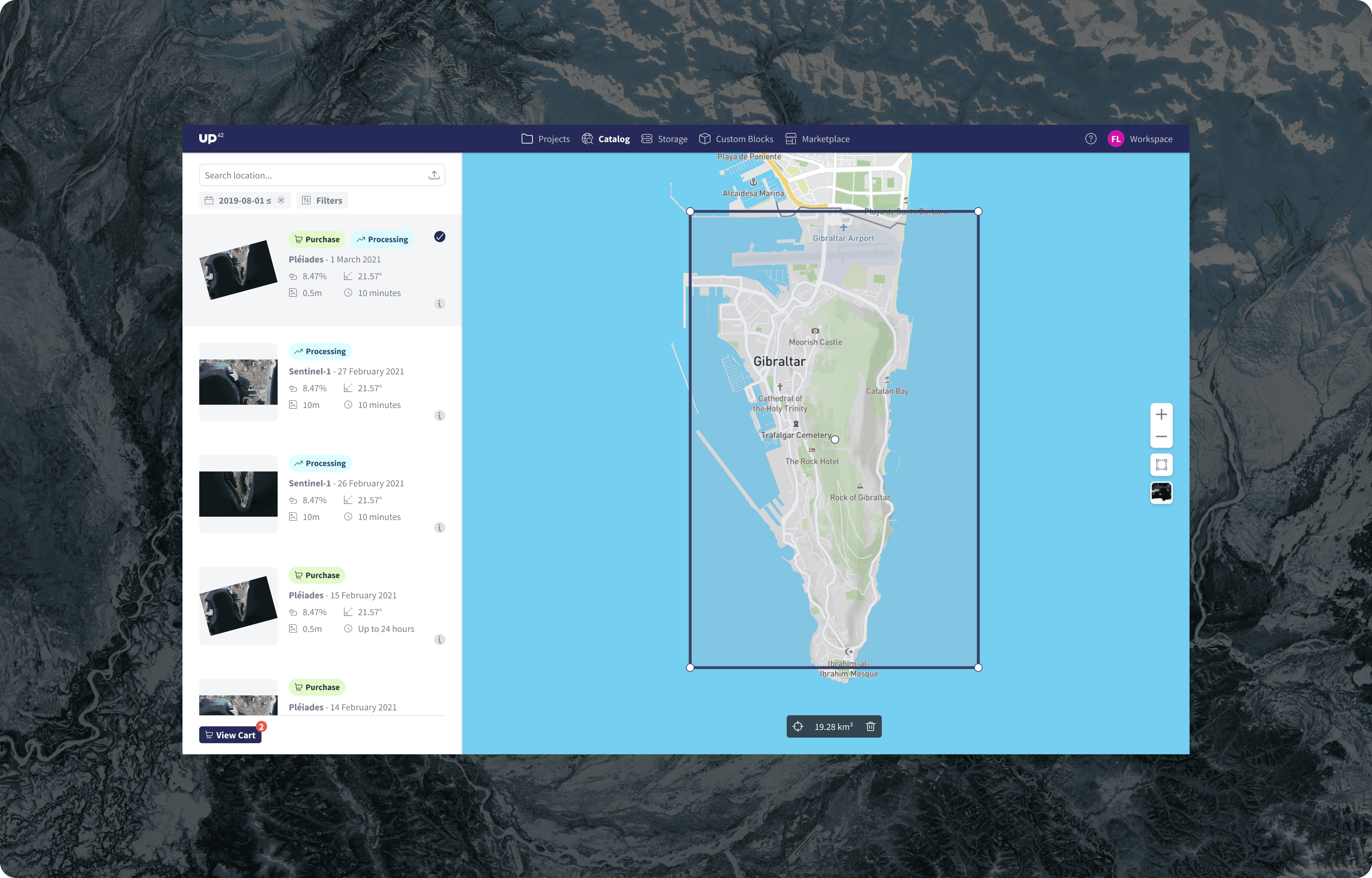 SaaS Satelitte Data Platform Design